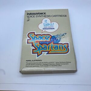 Mattel vintage intellivision Space Spartans Cartridge - Gray